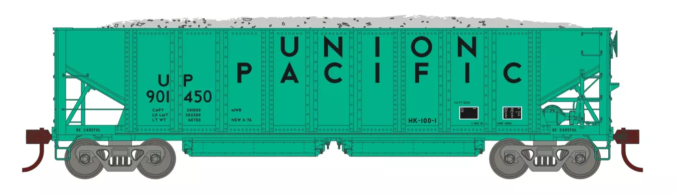 Athearn 7649 HO Scale 40' Ballast Hopper Union Pacific UP