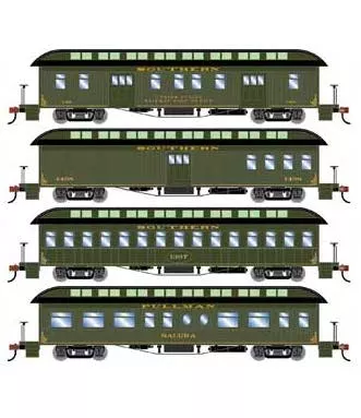 Athearn 84859 HO Scale Overland Passenger Car  Southern Railway