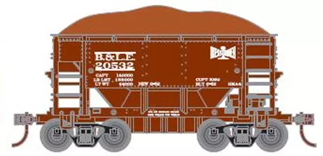 Athearn 87013 HO Scale 24' Ore Car 6 Pack Bessemer & Lake B&LE #2