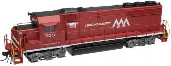 Atlas 10000972 HO Scale EMD GP40-2 Vermont Railway VTR 303