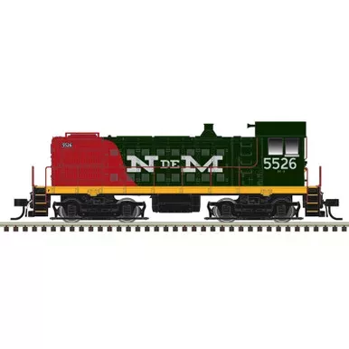 Atlas ~ HO Scale ~ S-4 ~ Ferrocarriles Nacionales de México N de M #5524 ~ Silver DC ~ 10005018
