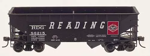 Atlas Trainman 18912 HO Scale 2 Bay Offset Hopper Reading RDG 86239