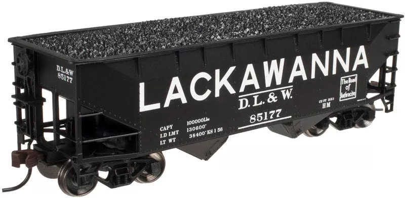 Atlas Trainman 20003145 HO Scale 2 Bay Offset Hopper DL&W 85177