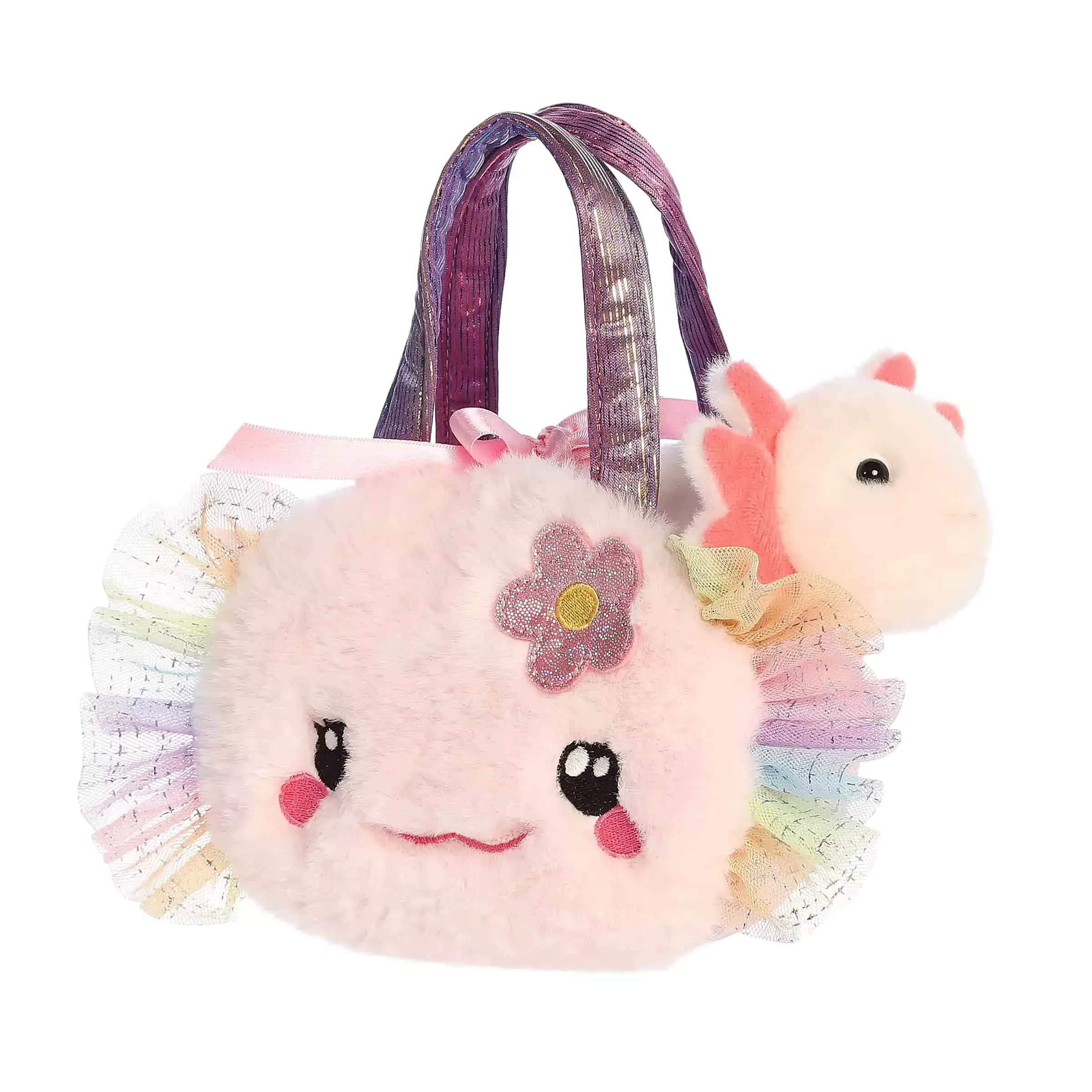 Aurora Plush – Fancy Pals™ – Fuzzy Face™ – 8.5″ Rainbow Axolotl
