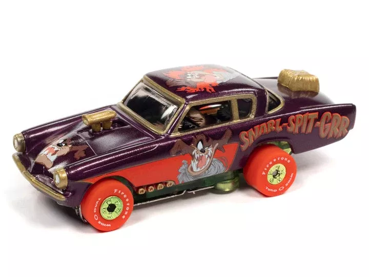 Auto World 363 HO Scale Thunderjet Ultra-G Looney Toons 1953 Studebaker Funny Car Tasmanian Devil Slot Car