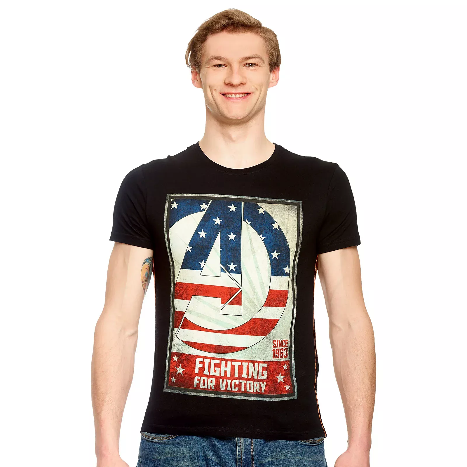 Avengers - Fighting for Victory T-Shirt black