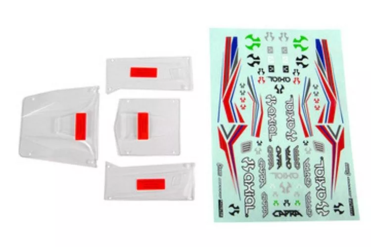 Axial AXI230012 Body Panel Set (Clear) For Capra 1.9