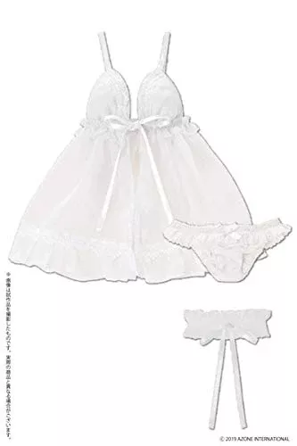 AZONE Fao134-Wht 1/3 Azo2 Mystia Baby Doll Set White