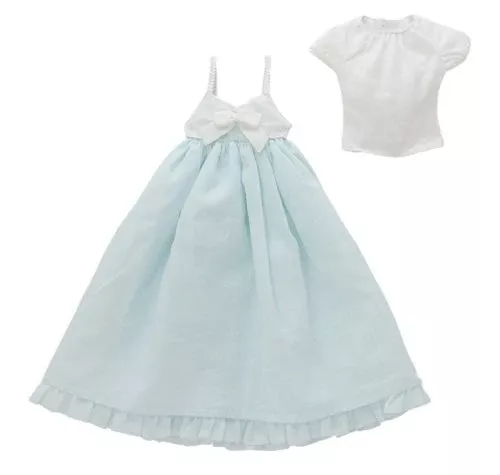 AZONE Far195-Whb For 50Cm Doll Spring Color One Piece Set White X Sky Blue