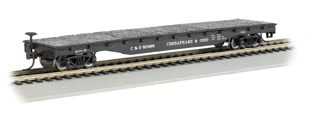 Bachmann 17322 HO Scale 52' Flatcar Chesapeake & Ohio C&O 80488
