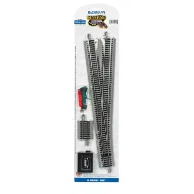 Bachmann 44560 HO Scale E-Z Track #6 Right Hand Turnout