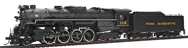 Bachmann 50902 HO Scale 2-8-4 Berkshire Steam Loco Pere Marquette 1218 with DCC