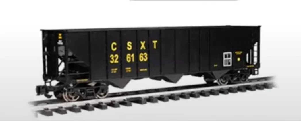 Bachmann Big Hauler 93654 G Scale (1:29) 100 Ton 3 Bay Hopper CSX 326170