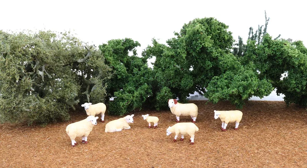 Bachmann SceneScapes 33122 HO Scale Sheep Figures