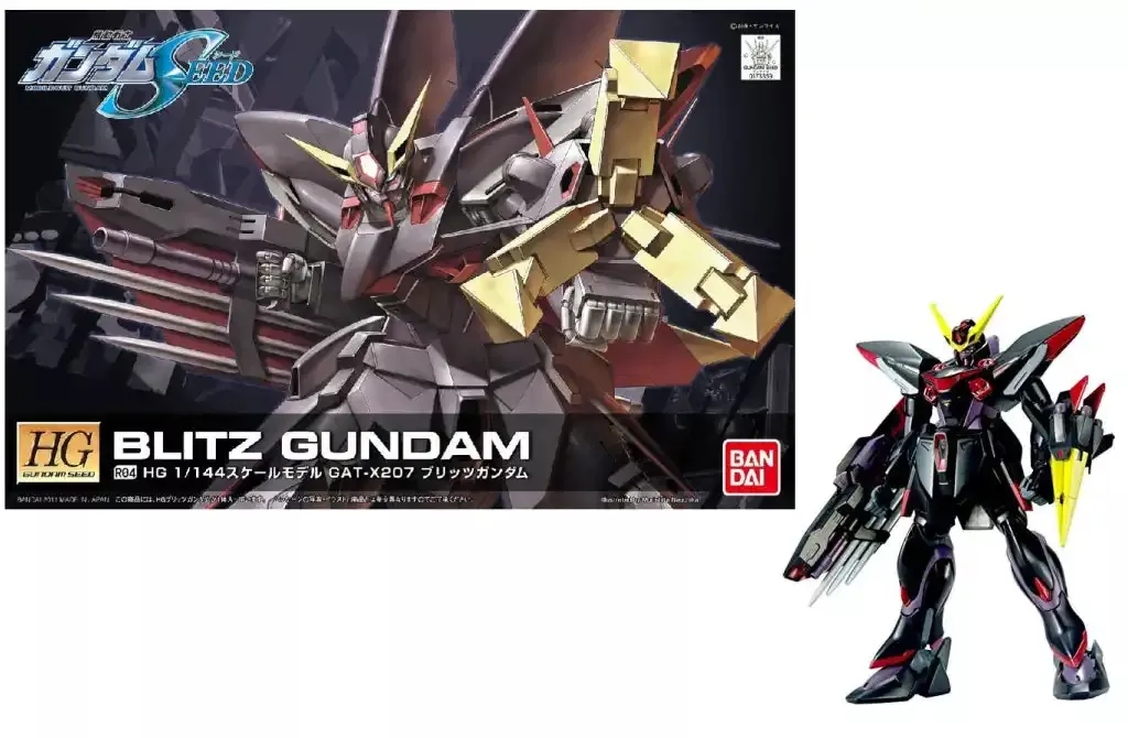 BANDAI R04 Blitz Gundam Gat-X207 1/144 Scale Kit Hg Gundam Seed
