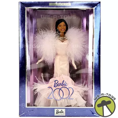 Barbie 2002 Collector Edition Pink Gown African American Doll 2001 Mattel 53976