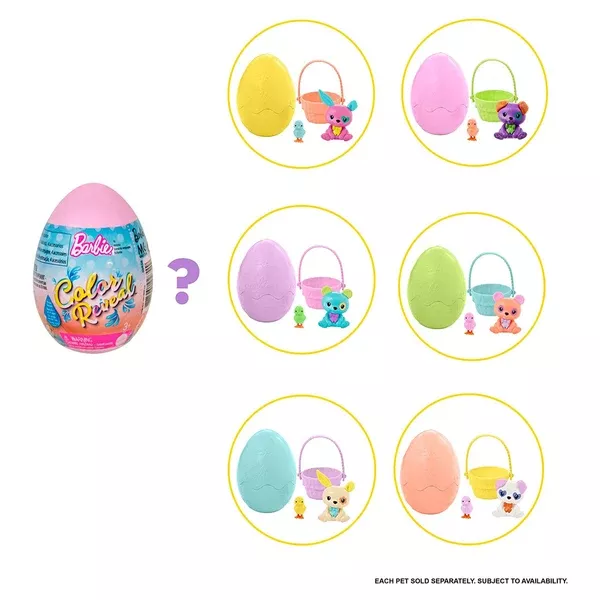 Barbie Color Reveal Pet Blind Egg Figure