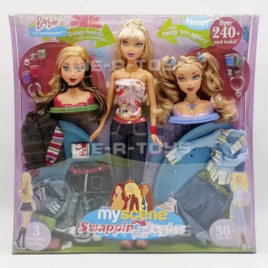 Barbie My Scene Swappin' Styles Barbie w/ Over 240 Looks 2005 Mattel No. H0998