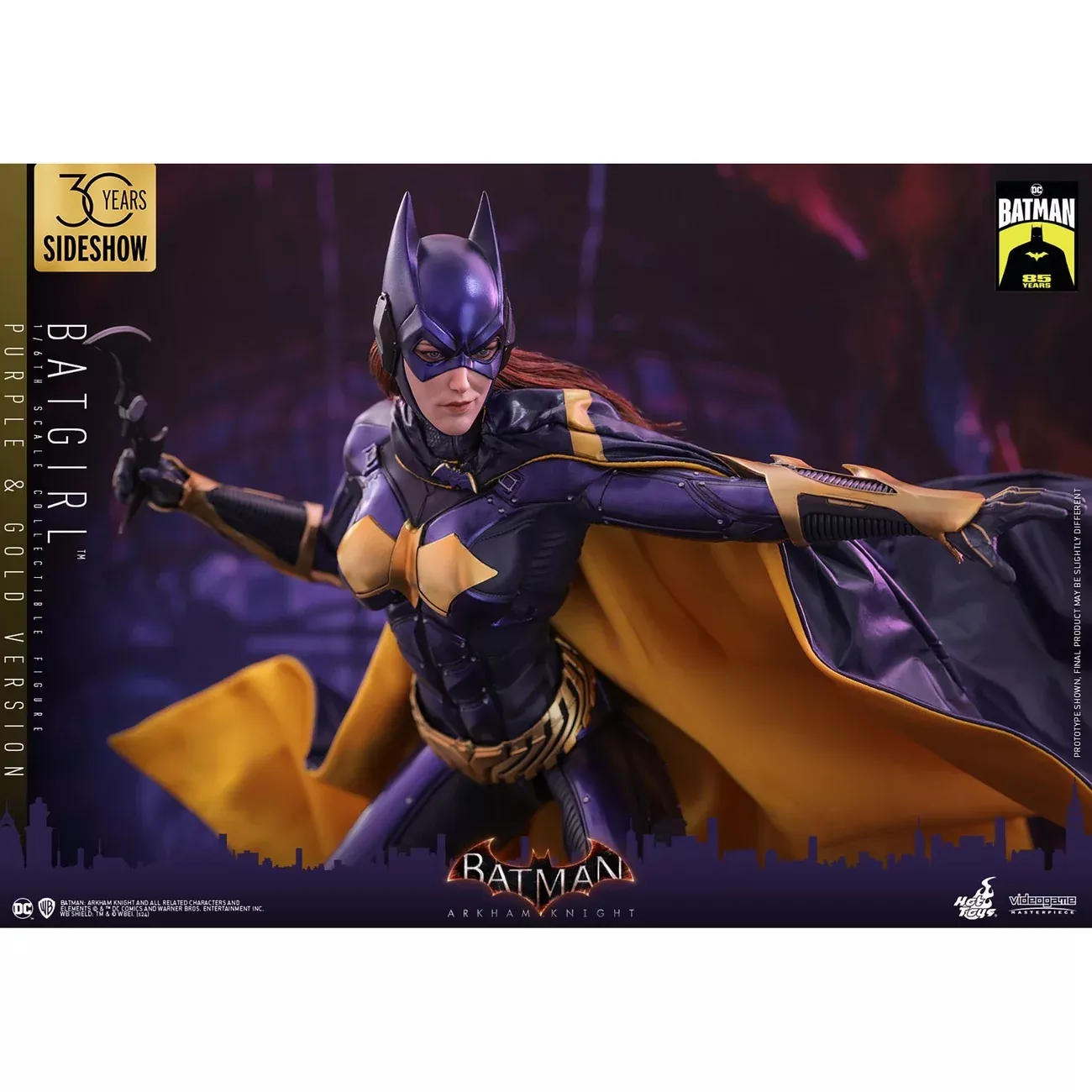 Batman: Arkham Knight – Batgirl Masterpiece Action Figure 1:6 Purple and Gold Version Exclusive