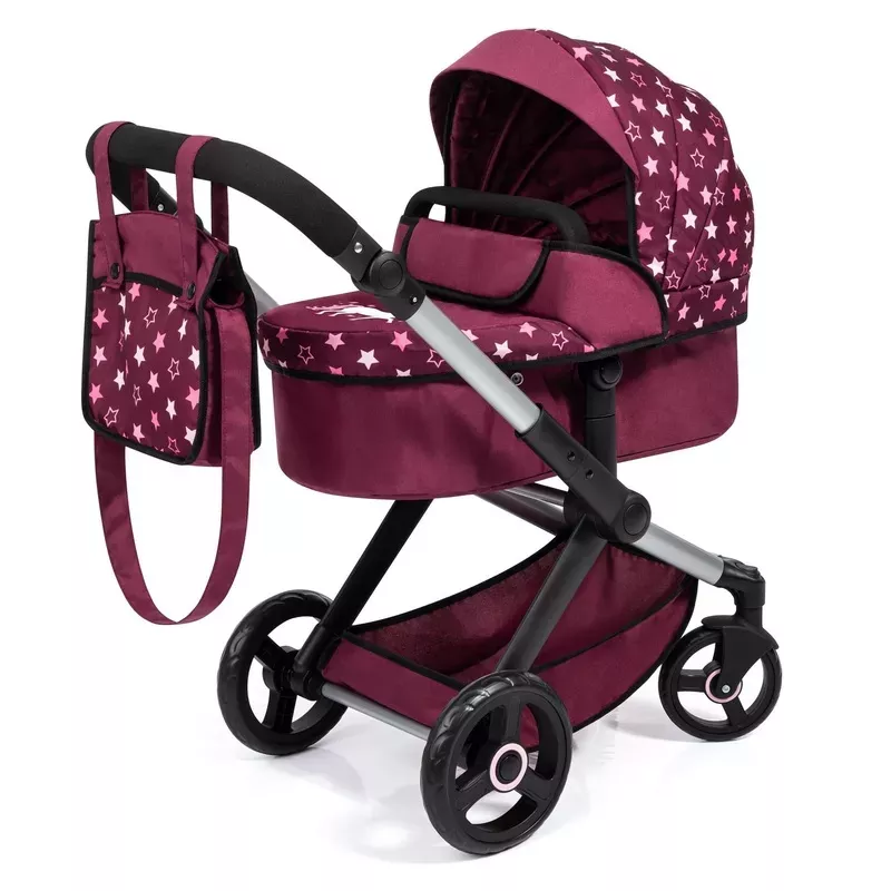 Bayer Dolls Pram Xeo – Burgundy