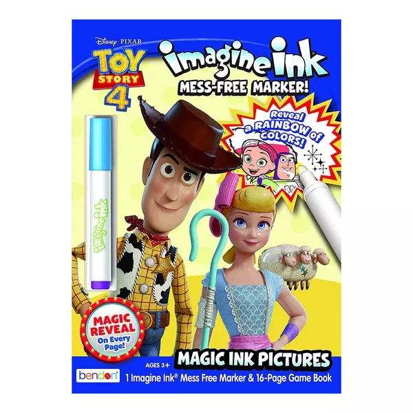 Bendon Disney Toy Story Imagine Ink Game Book With Mess Free Marker