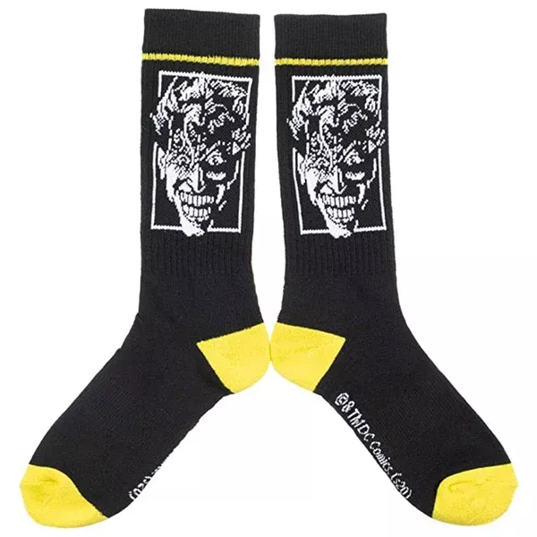 Bioworld DC Joker Single Pair Athletic Crew Socks