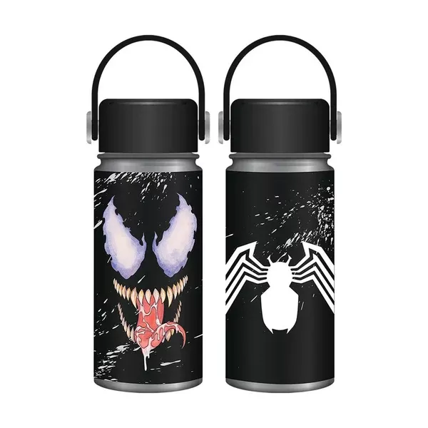 Bioworld Marvel Venom 17oz Stainless Steel Water Bottle