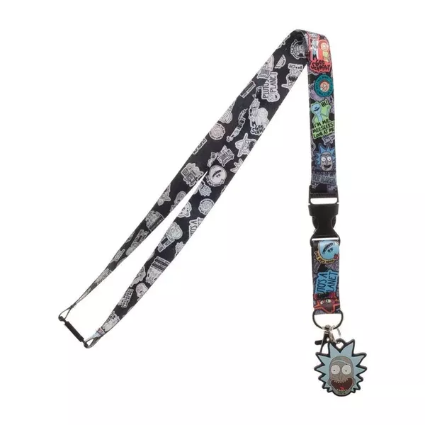 Bioworld Rick And Morty Characters Lanyard
