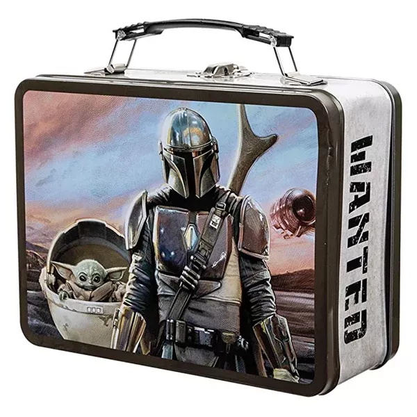 Bioworld Star Wars Mandalorian The Child Large Metal Lunchbox Tin