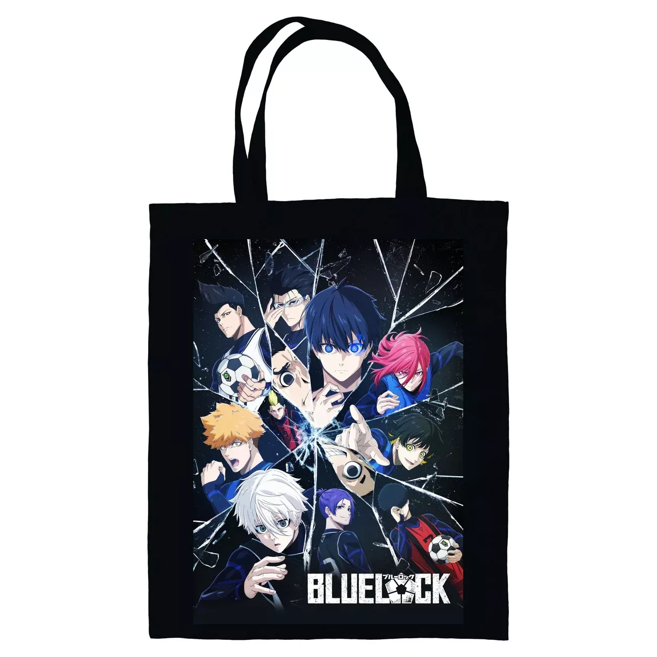 Blue Lock Tote Bag Black 40 x 35 cm