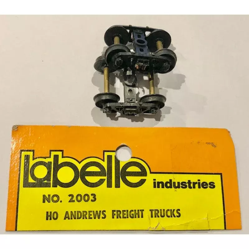 BOGIE: Labelle ANDREWS FREIGHT TRUCKS SPRUNG FRAME HO Scale 1 Pair Bogies