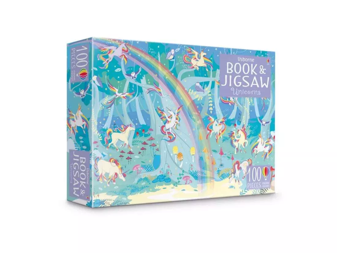 Book and Jigsaw Puzzle – Unicorns