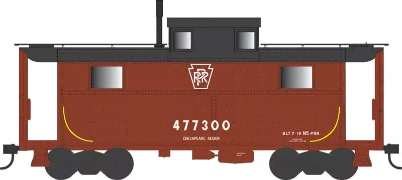 Bowser 43367 HO Scale PRR N5 Caboose Cabin Pennsylvania PRR 477300
