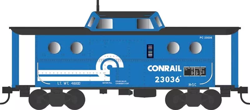 Bowser 43379 HO Scale N5c Caboose Cabin Conrail CR 23036