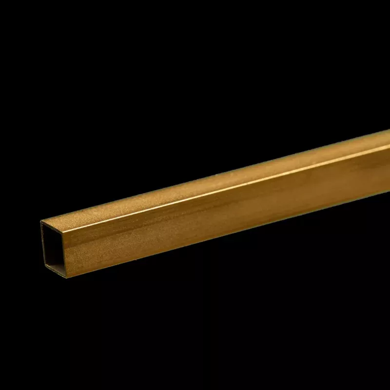 Brass Sq, Tube #8155 K&S: 1/4 OD x 0.014 Wall x 12 Long (1 Piece)