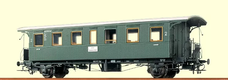 Brawa 2161 HO Scale 2 Axle Carriages Passenger Car DB