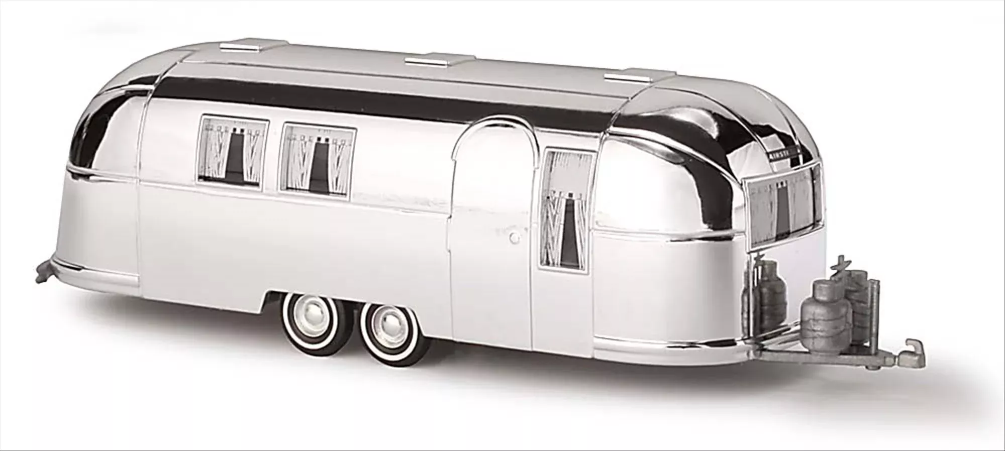 Busch 44982 HO Scale 1958 Airstream Camping Trailer Model