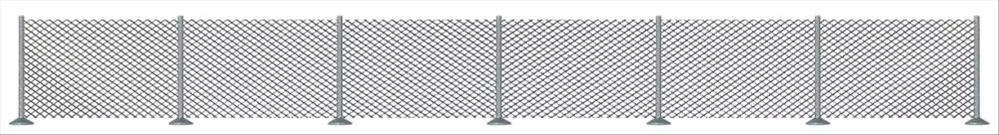 Busch 8117 N/TT Scale Metal Chain-Link Fence Kit