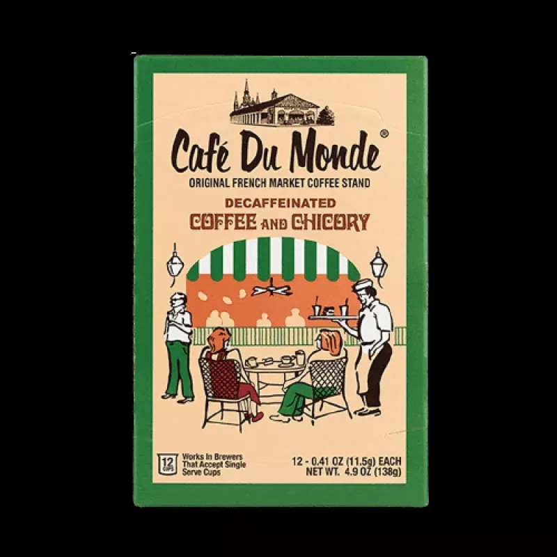 Caf Du Monde Decaf Single Serve Coffee And Chicory