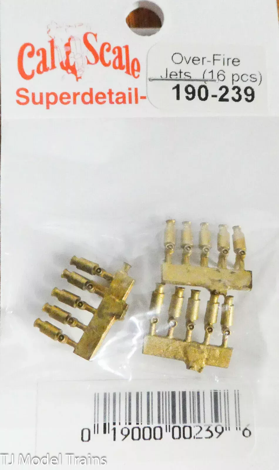 Cal-Scale HO #239 Steam Loco Overfire Jets (Set of 16 ) Brass Castings