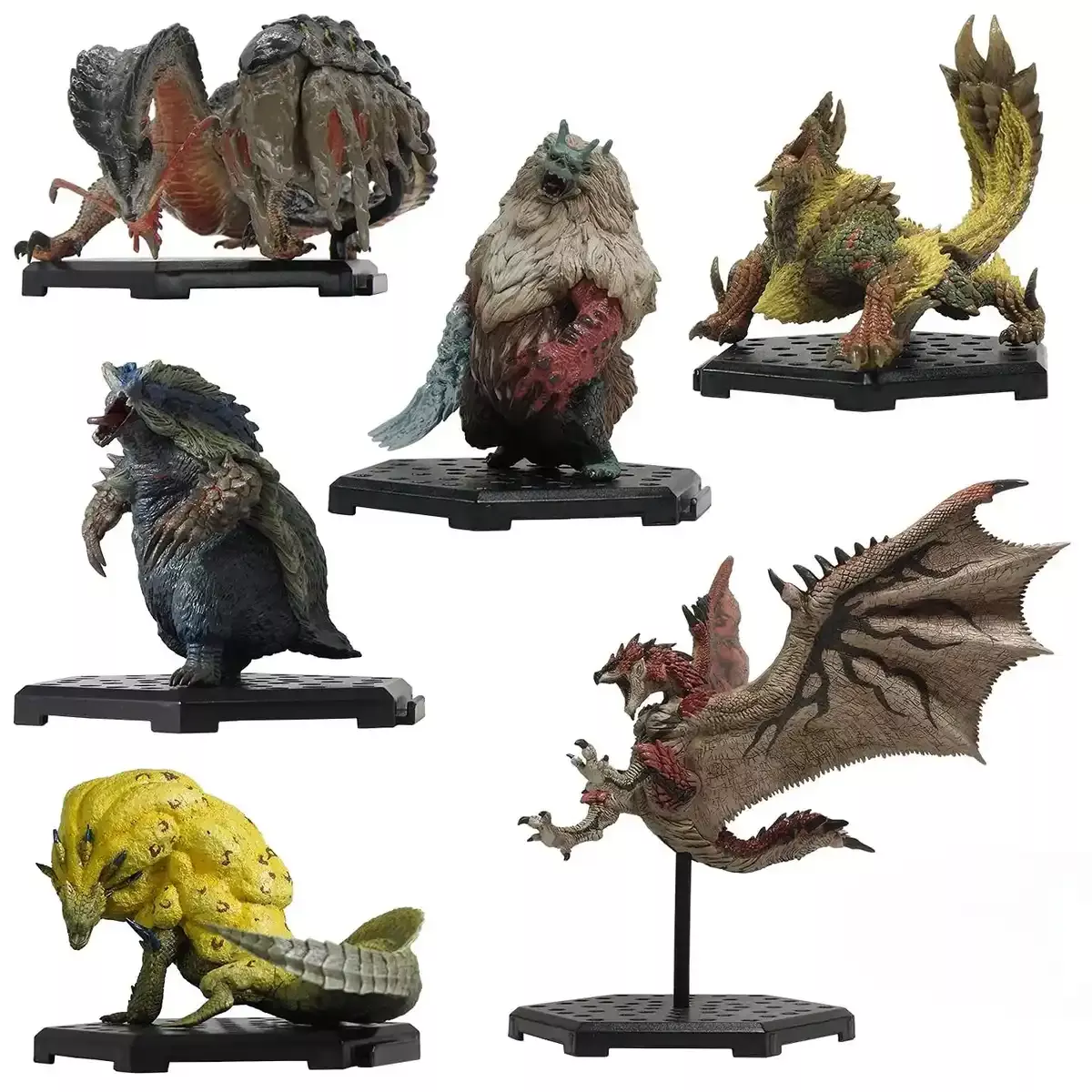 CAPCOM Figure Builder Monster Hunter Standard Model Plus Vol.20 6 Pcs + Bonus