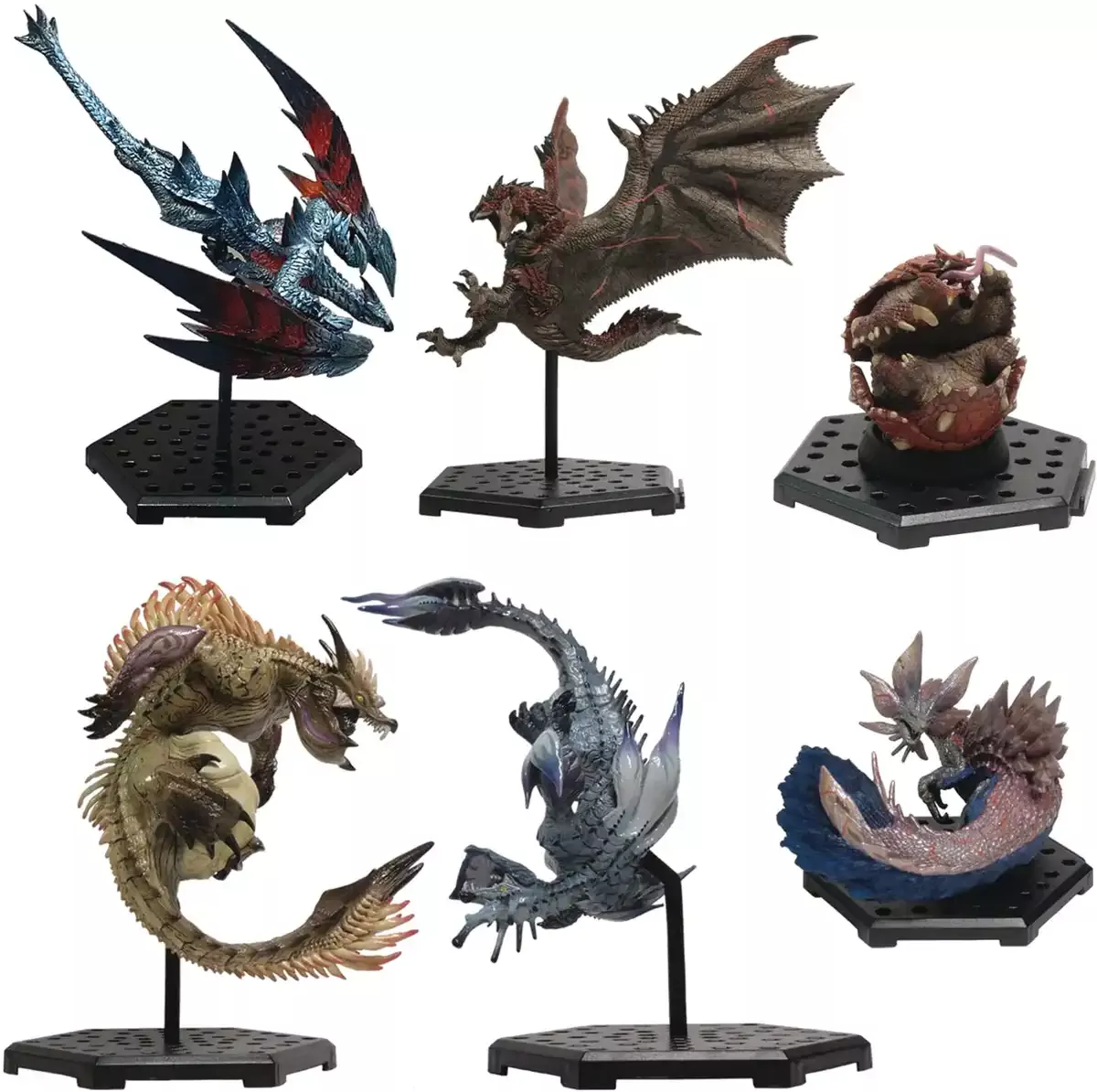 CAPCOM Figure Builder Monster Hunter Standard Model Plus Vol.21 6 Pcs + Bonus