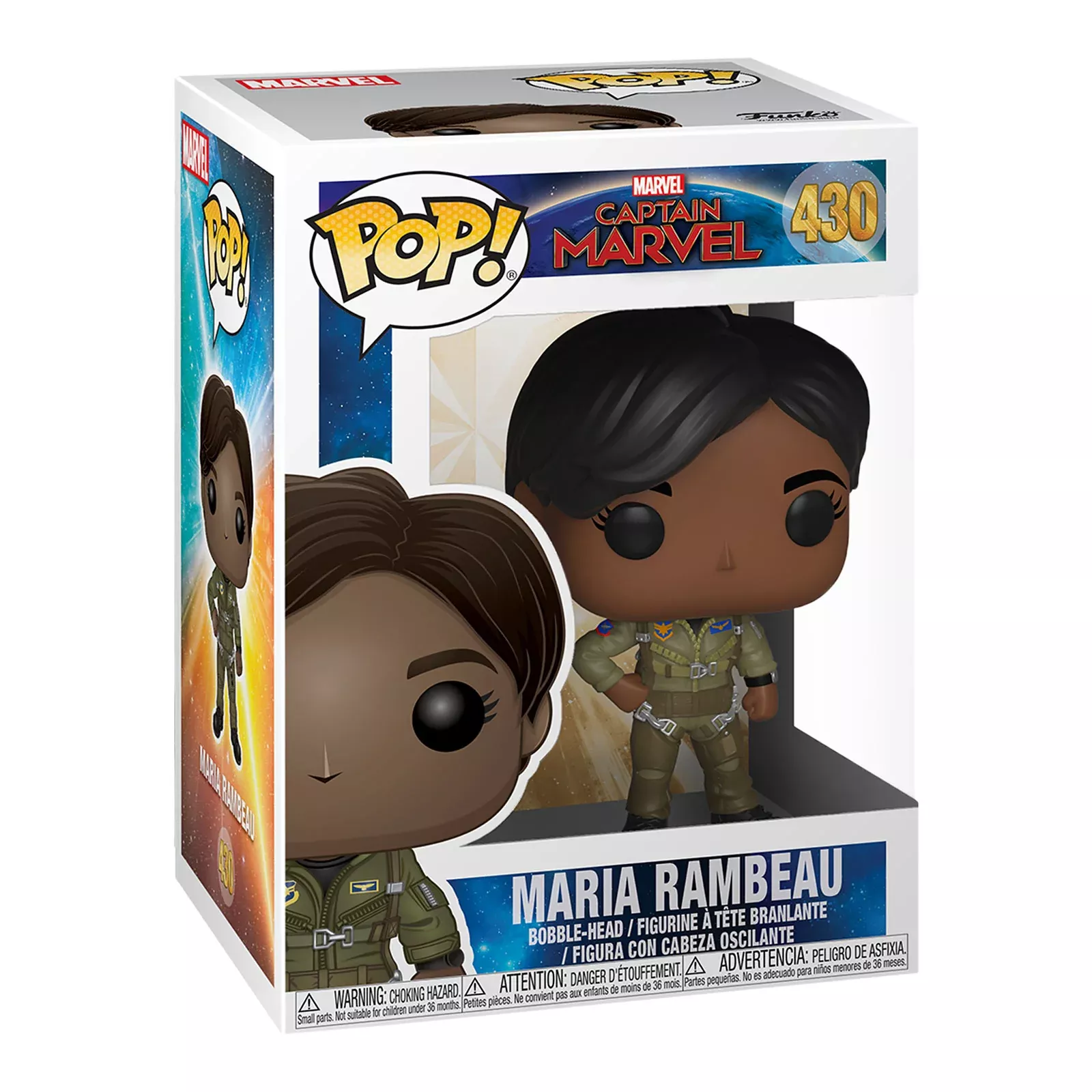 Captain Marvel - Maria Rambeau Funko Pop bobblehead figure