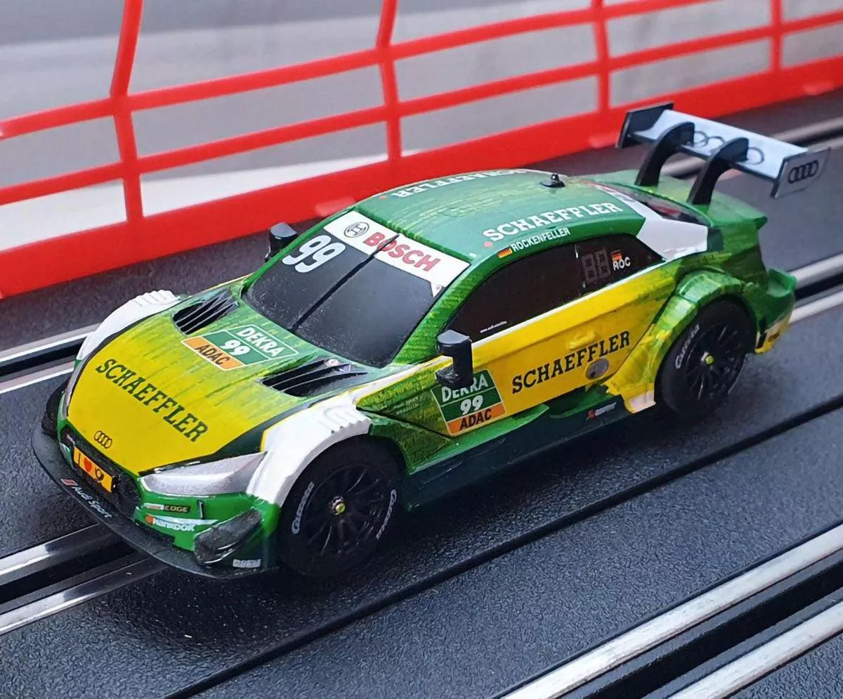 Carrera 64113 GO!!! Audi RS 5 DTM M. Rockenfeller 1/43 Scale Slot Car