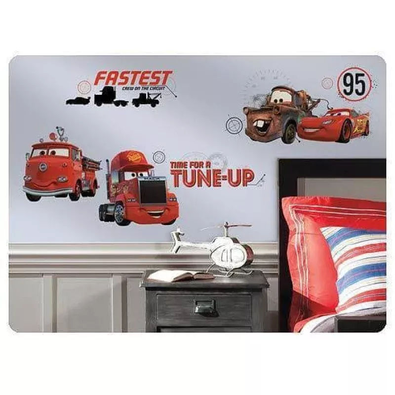 Cars Friends to the Finish Peel and Stick Wall Decals
