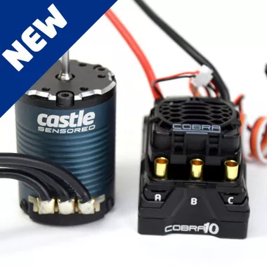 Castle Creations Cobra 10 6S Max 25.2V ESC w/1406-1900Kv Brushless Motor Combo
