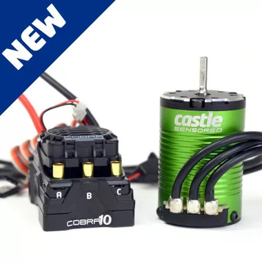 Castle Creations Cobra 10 6S Max 25.2V ESC w/1406-6900Kv Brushless Motor Combo
