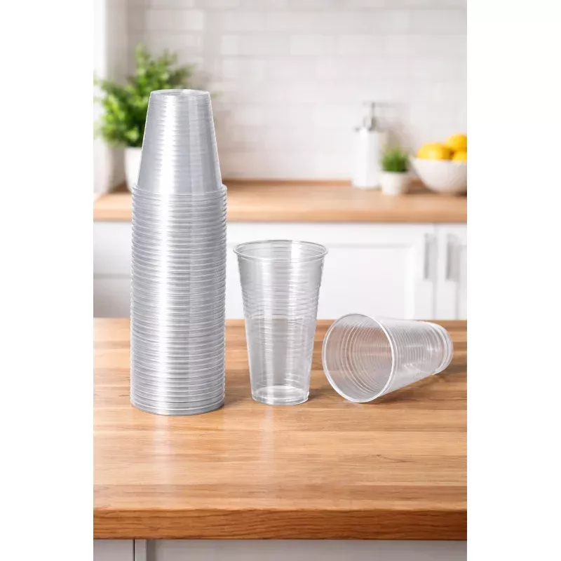 Chartland 12 oz Clear Plastic Drinking Cups