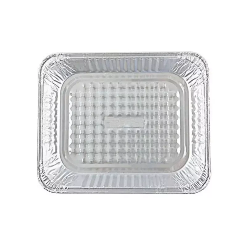 Chartland Ultra Medium Rectangular Aluminum Roaster Pan - 50 pcs