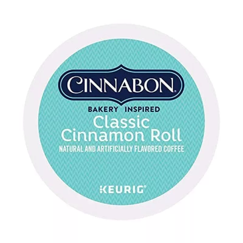 Cinnabon K-Cup Pods Classic Cinnamon Roll Coffee - 48 CT